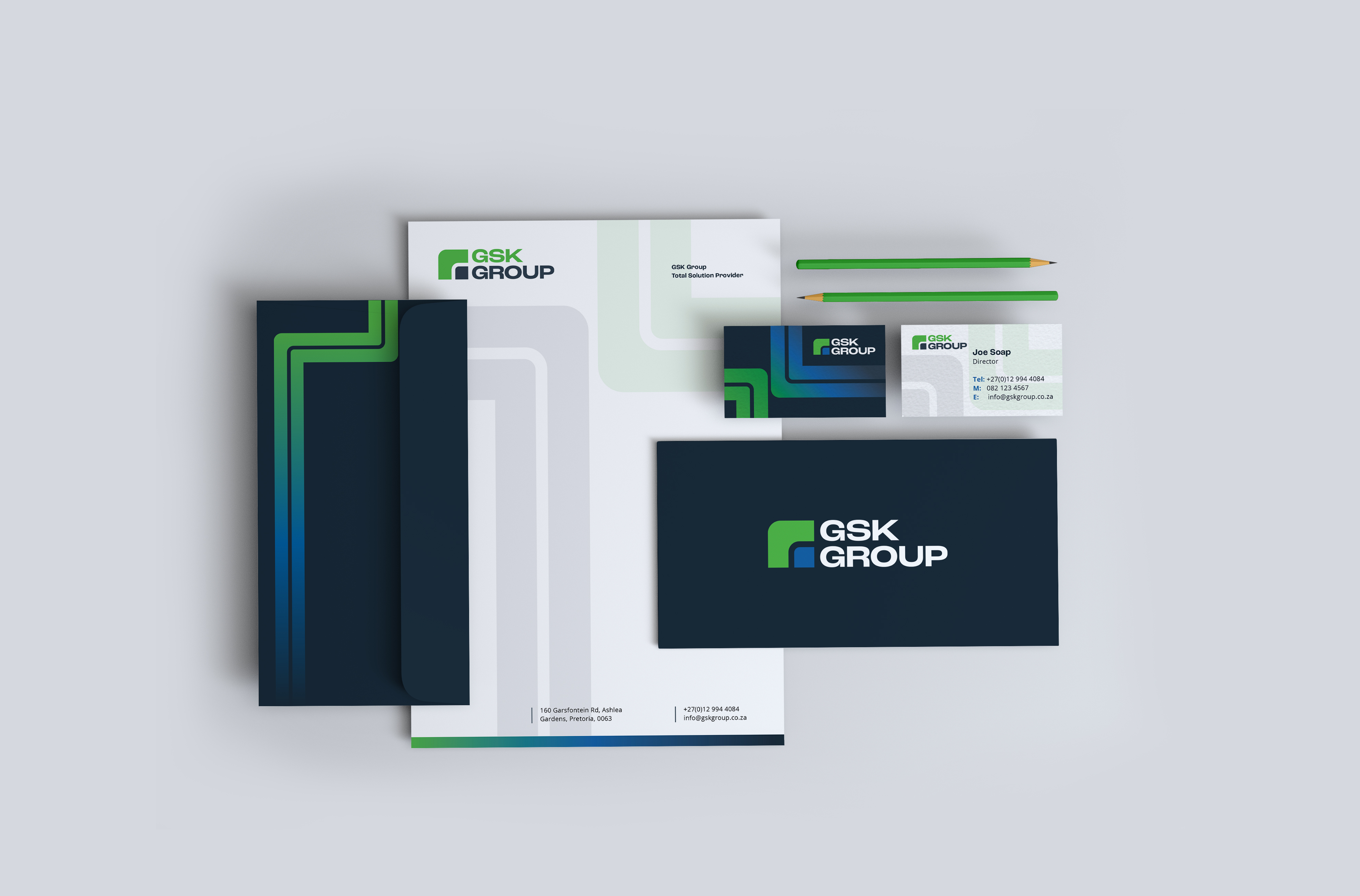 GSK Group branded stationery